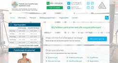 Desktop Screenshot of fysiotherapieapeldoornzuid.nl